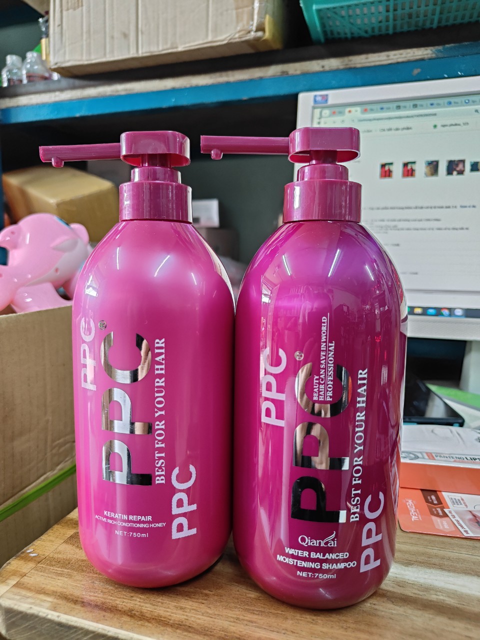 Dầu gội /xả phục hồi tóc hư tổn ppc 750ml