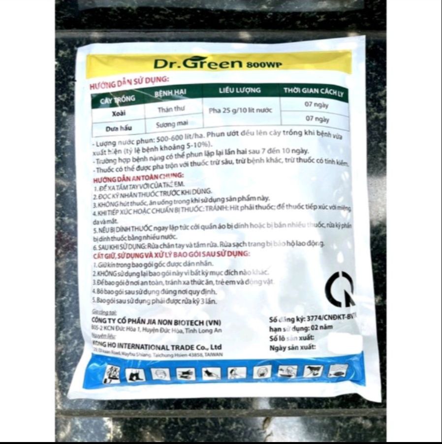 Thuốc trừ bệnh DR.GREEN gói 500g