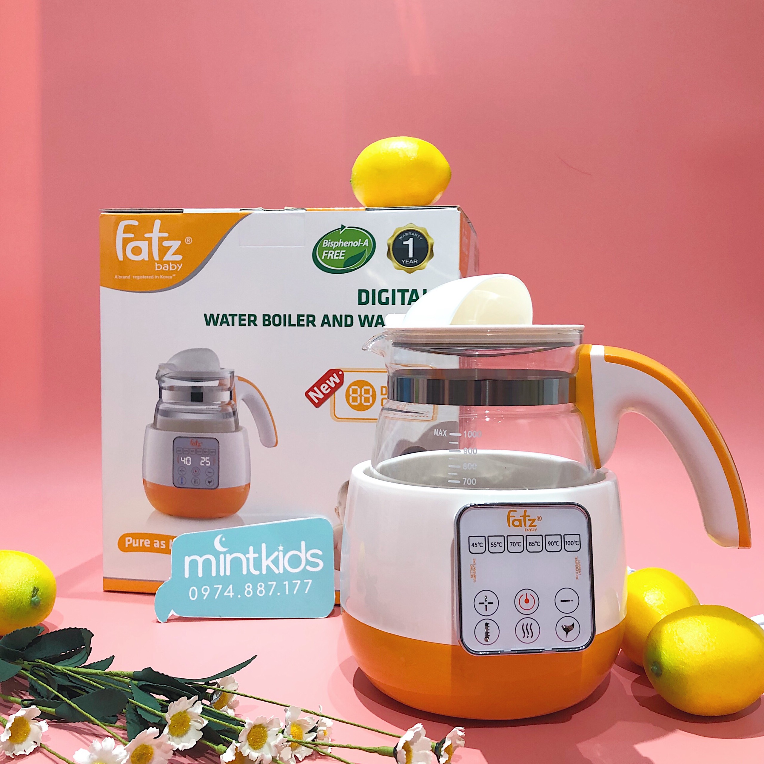 Máy đun siêu tốc Fatz cam-FB3502SL SP000279
