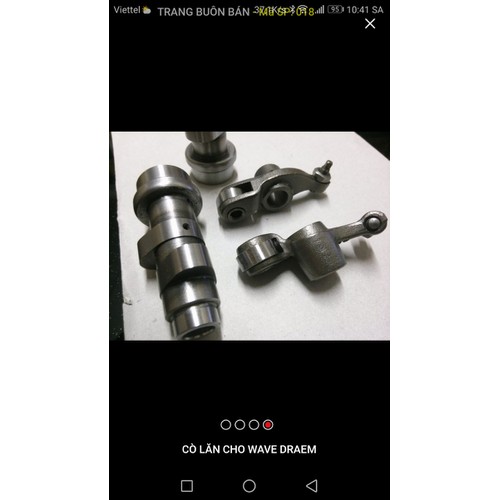 Full bộ cam lò cò lăn và nắp 7 ly cho wave deam