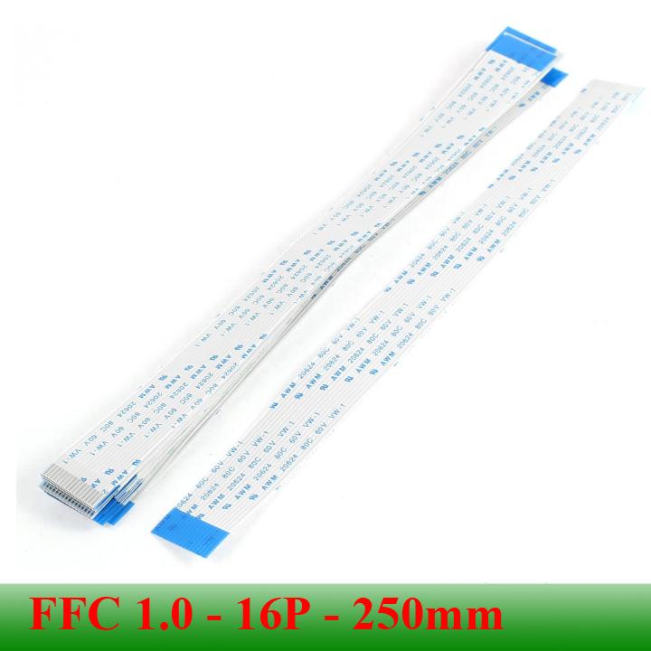 Cable FFC 1.0mm 16 pin dài 250mm  AWM 20264