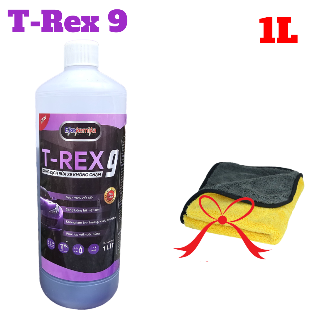 Dung dịch nước rửa xe không chạm mới ekokemika t-rex 6, t-rex 9 1l