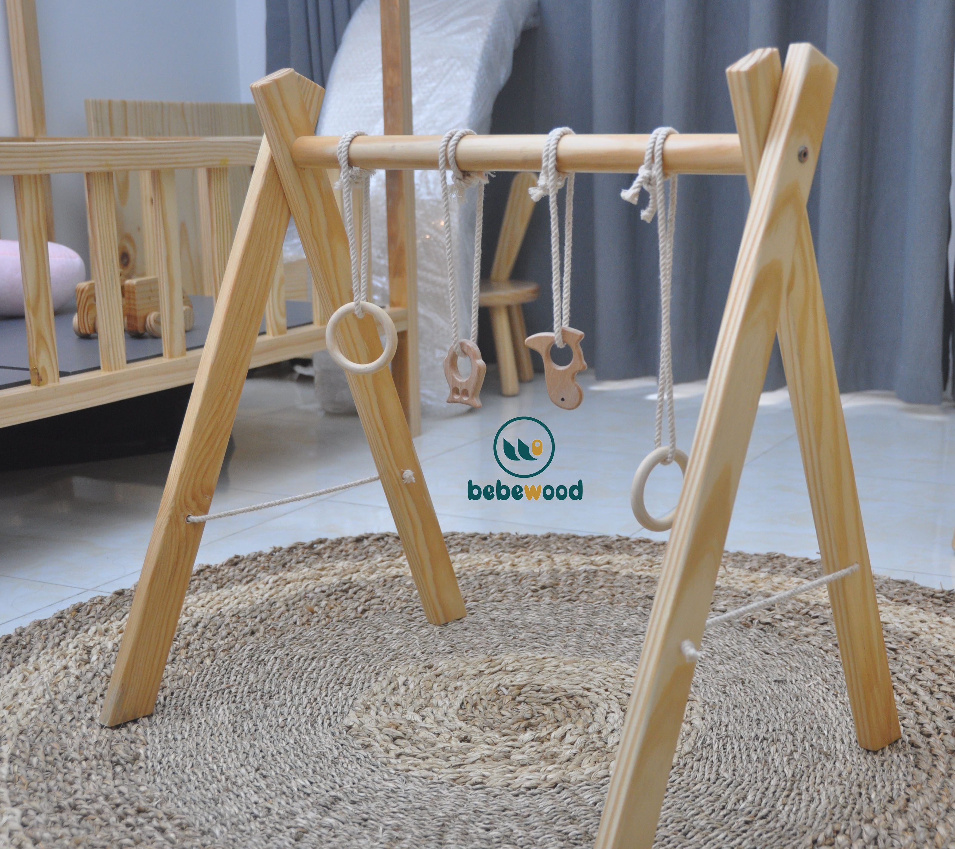 Kệ Chữ A Đồ Chơi Của Bé - Bebewood