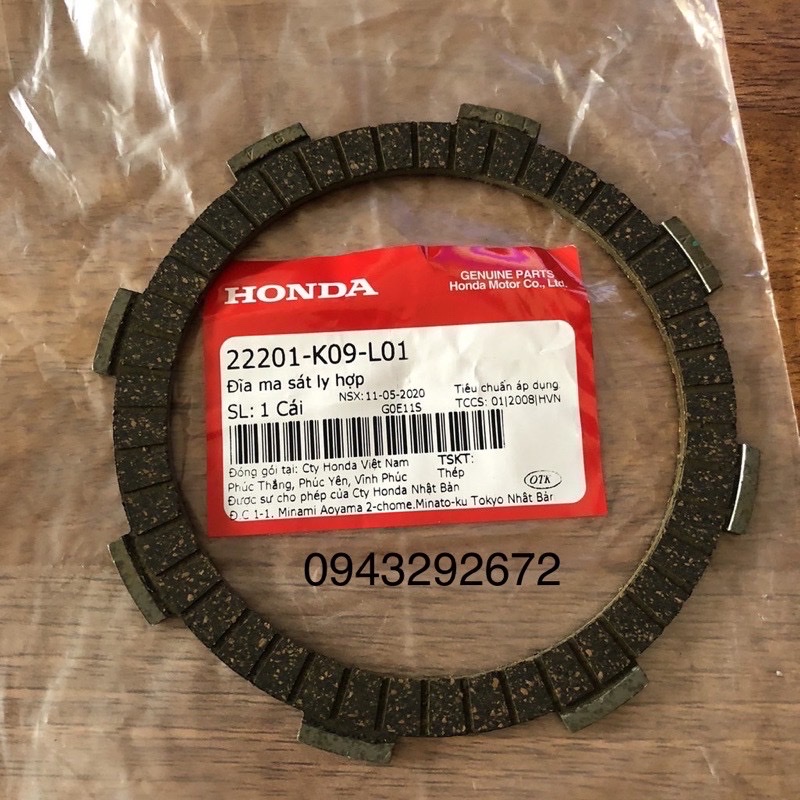 Lá côn Wave, Dream, Blade Chạy Cực Bốc (4 Lá = 1 Bộ) Honda