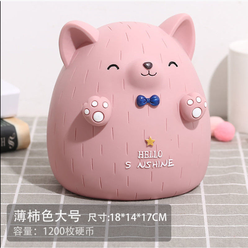 Con heo đất mèo dễ thương con heo đất chống rơi cô gái trẻ em dễ thương con heo đất dễ thương con heo đất tiền xu con heo đất nổi tiếng trên mạng chỉ có th