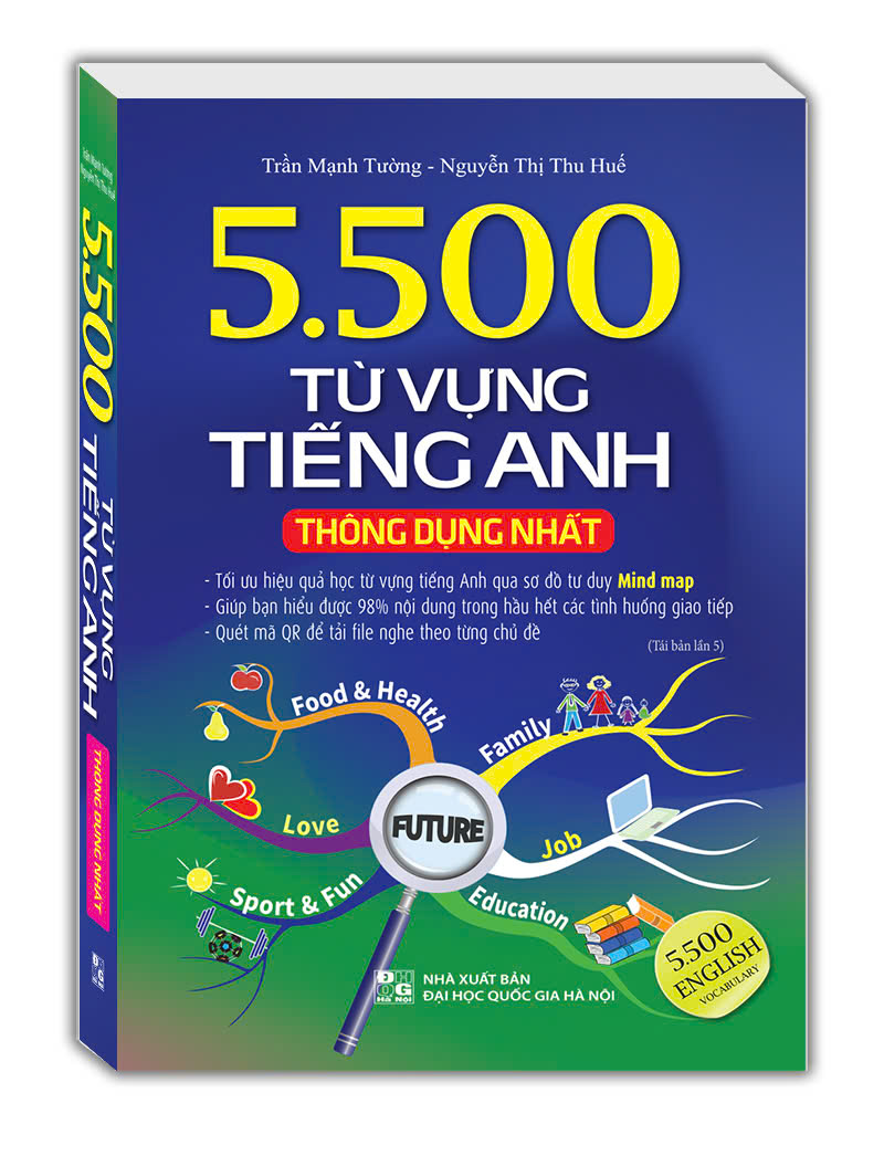 5500 Từ Vựng Tiếng Anh Thông Dụng Nhất (Bản Màu)