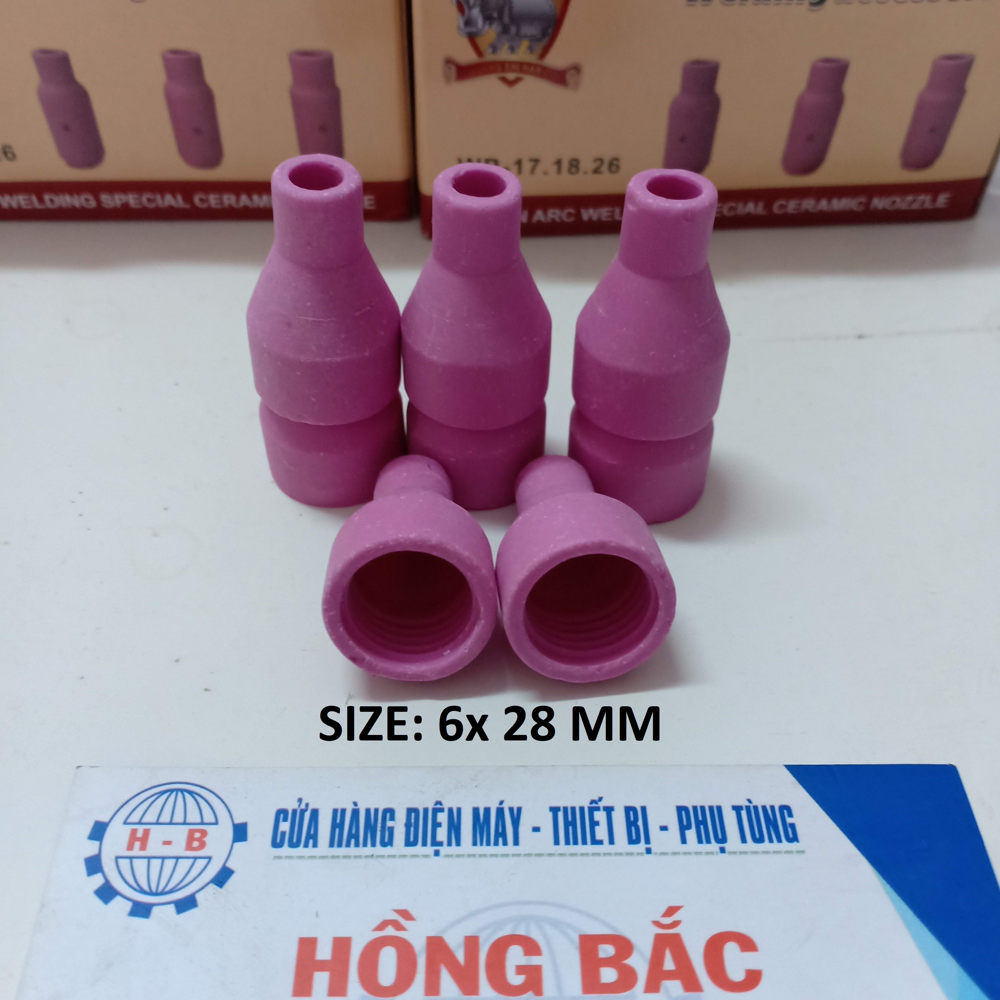 Bộ 10 Chụp sứ hàn tig số 6