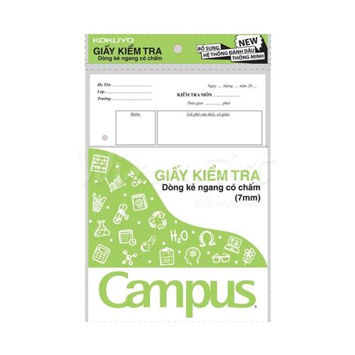 Giấy kiểm tra kẻ ngang có chấm Campus