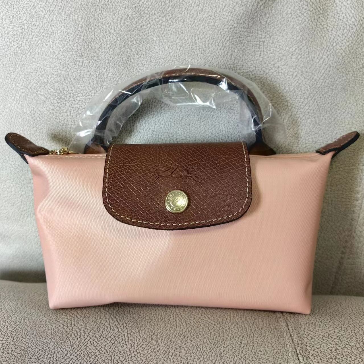 LongChamp original authentic 34175 089 919 series mini jiaozi handbag Does not include paper dust bag