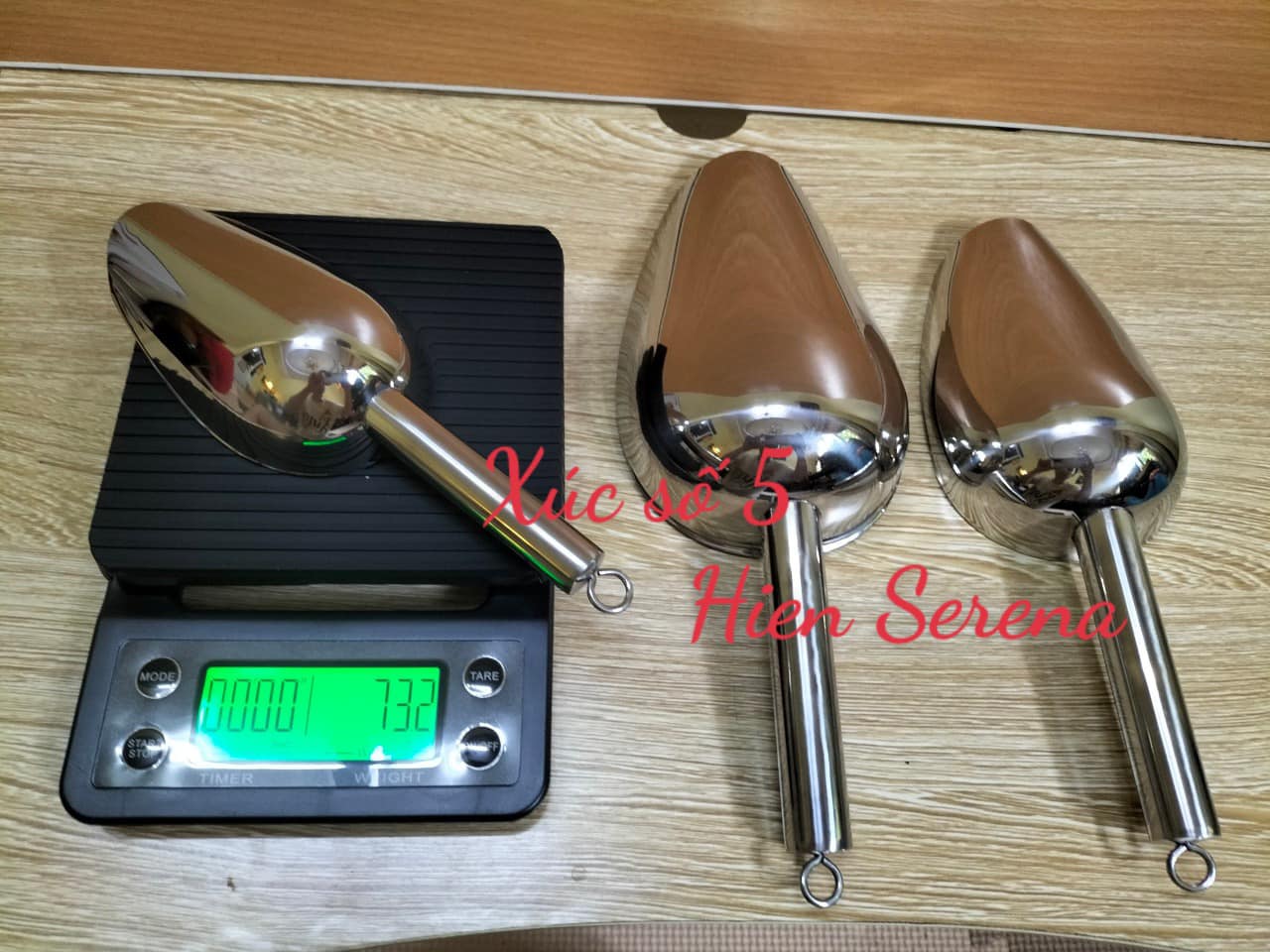 Muôi xúc đá inox cao cấp loại lớn