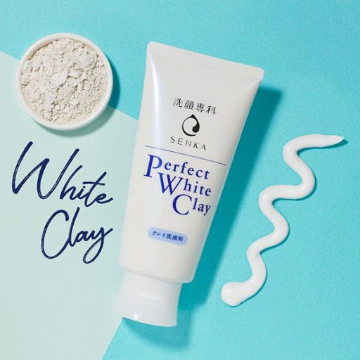 Sữa Rửa Mặt Tạo Bọt Senka Perfect White Clay 120g