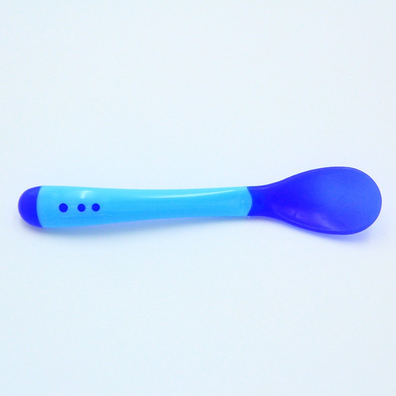 Muỗng Ăn Dặm Báo Nóng Silicone