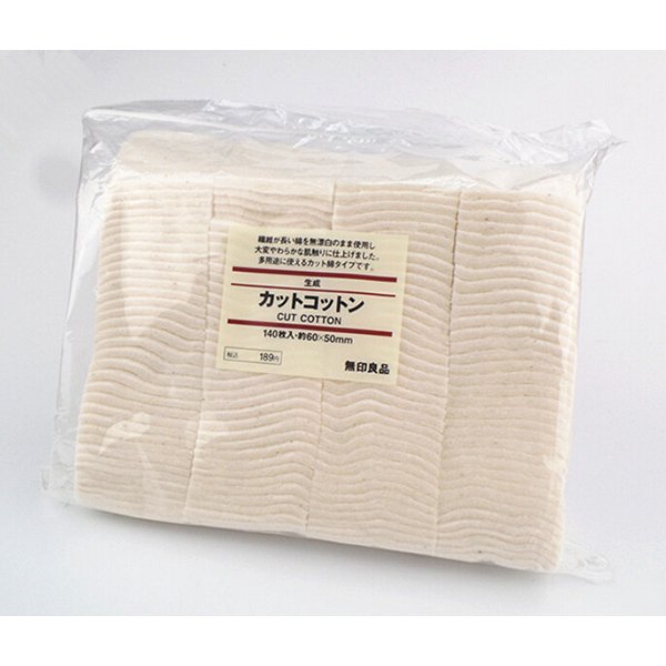 Bông Muji Hữu cơ oganic xé lẻ
