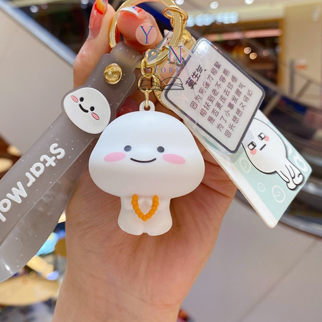 Móc Khóa Hoạt Hình 50 Sắc Thái Siêu Cute