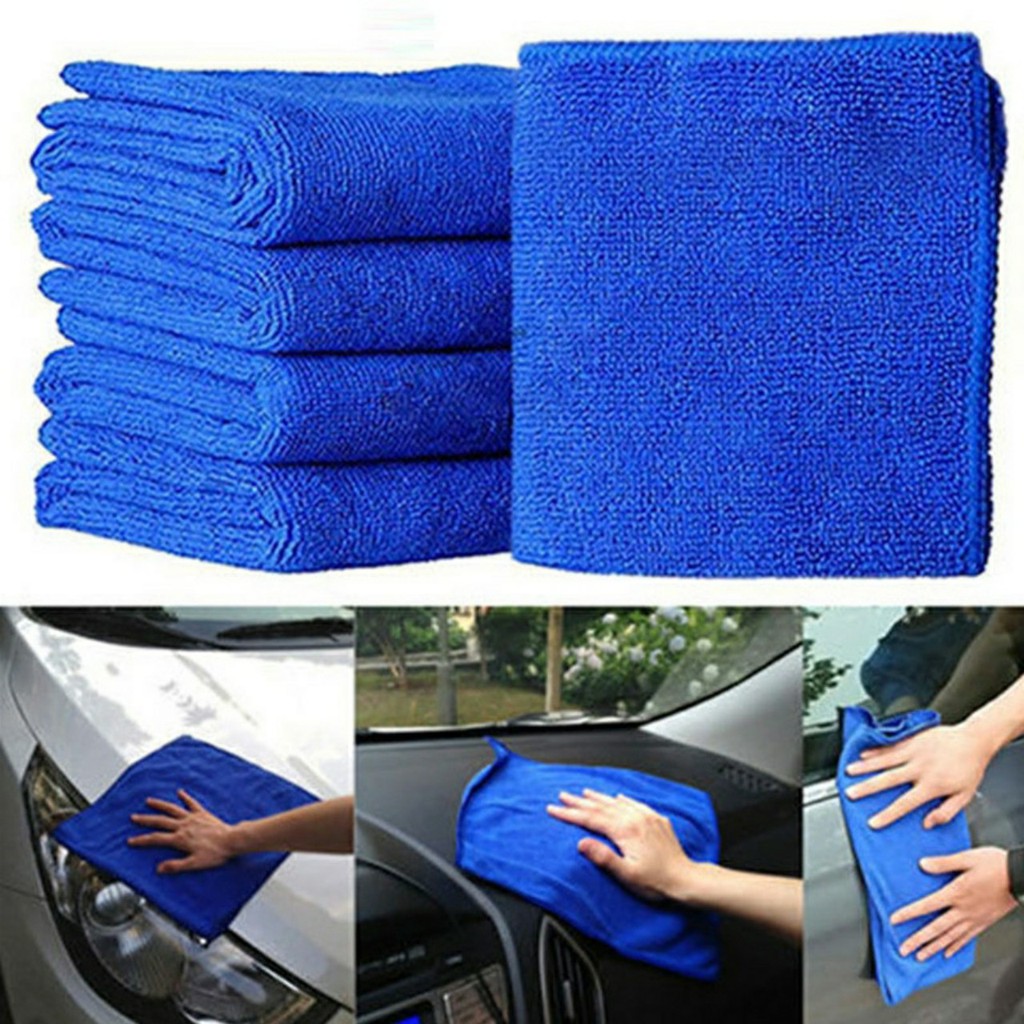 Khăn lau xe Microfiber chuyên dụng siêu bền, siêu thấm nước