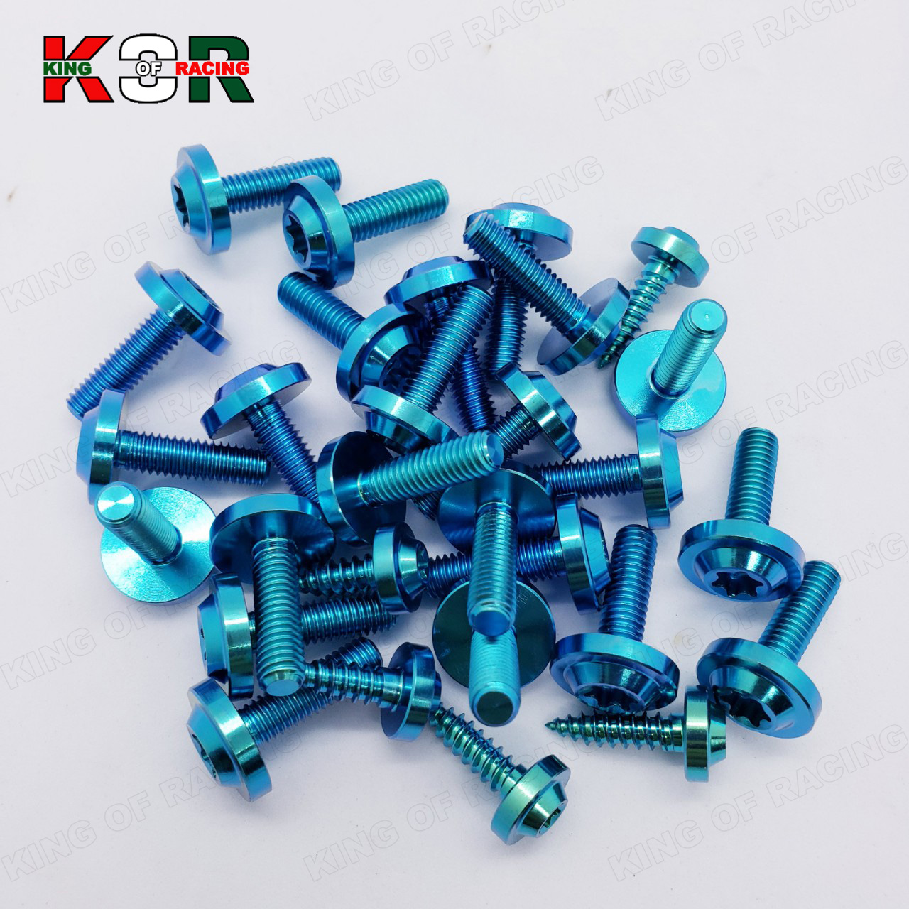 full Ốc Titan Gr5 lục bảo gắn dàn áo ex 150 cao cấp, phụ kiện đồ chơi xe máy, KING OF RACING