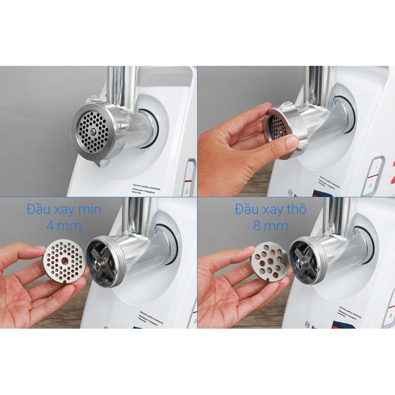Máy Xay Thịt Bosch Mfw3520W - Bảo Hành 12 Tháng.