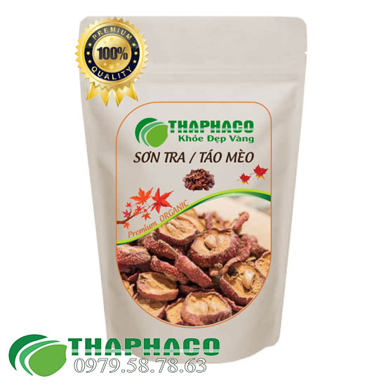 [Túi 1kg]Sơn Tra ( Táo Mèo) Cắt Lát Loại - Hàng Phơi Khô Thiên Nhiên - Chất Lượng Cao Với Giá Tốt Nhất Thaphaco