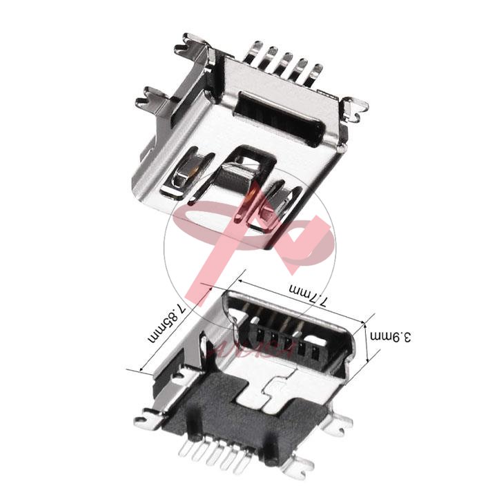 Cổng Mini USB 5P SMD Chân Dán