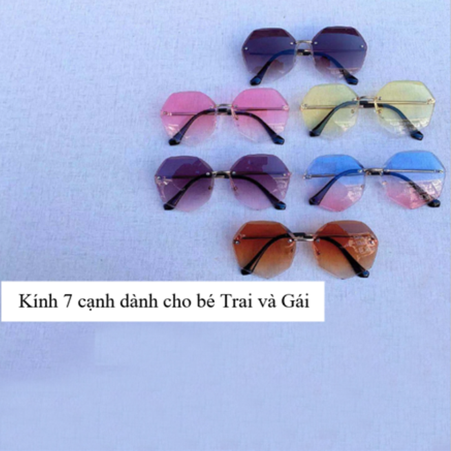 Kính cho bé gái,bé trai chống tia UV, Mắt kính trẻ em thời trang đáng yêu_ 6609