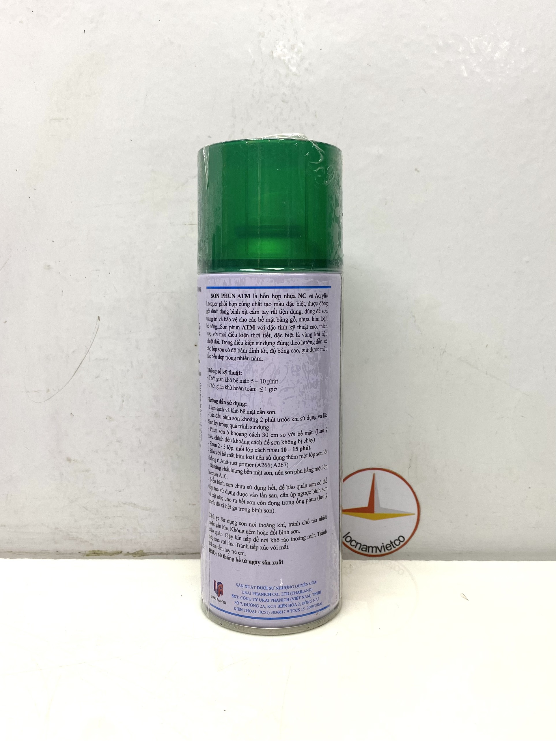 Sơn xịt xe máy ATM màu xanh Candy Green A003