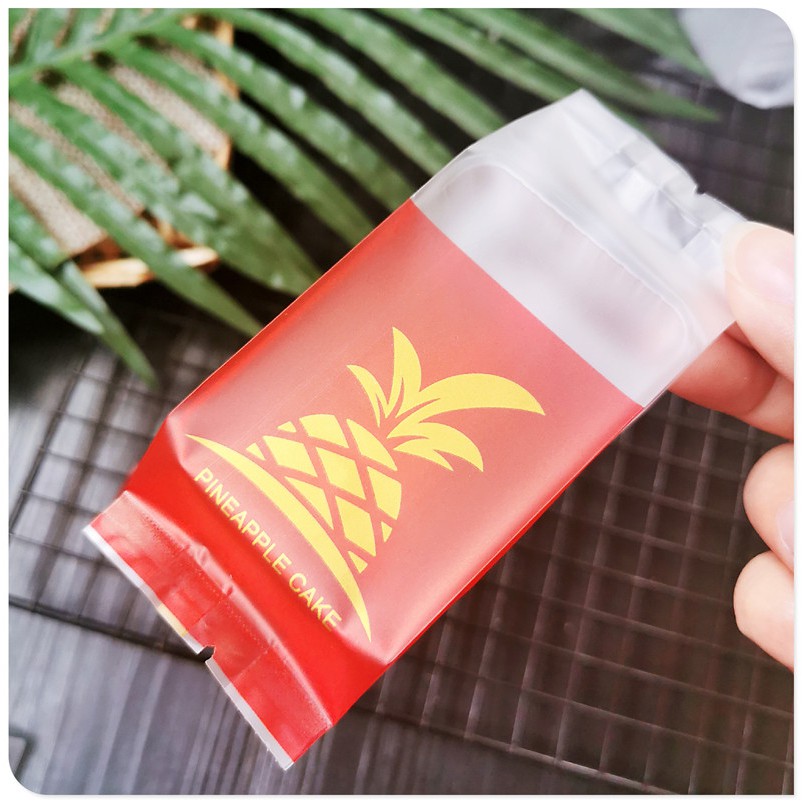 SET 50 TÚI ĐỰNG BÁNH DỨA HỒNG, ĐỎ