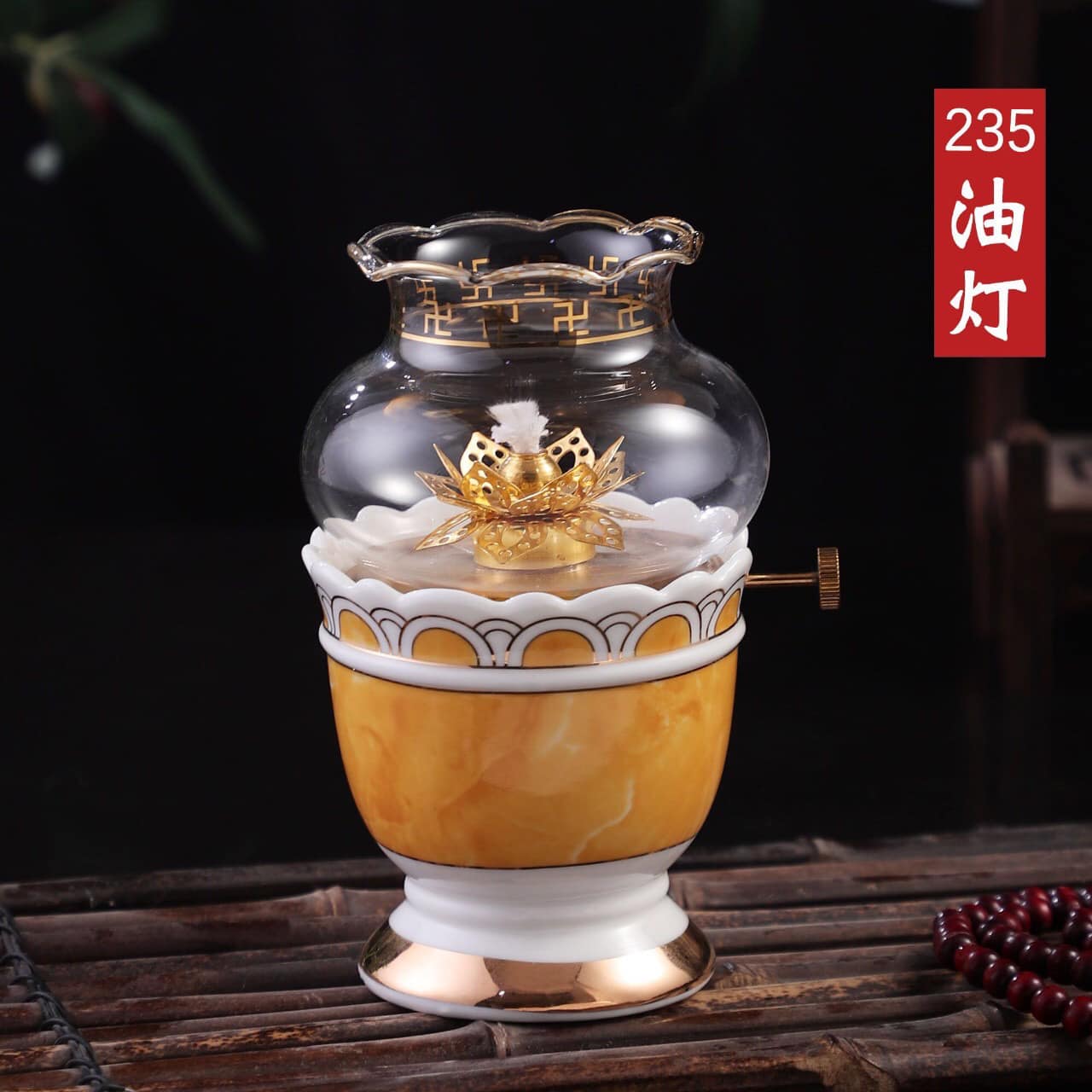 Bộ thờ cúng sứ đá hoa cương vàng
