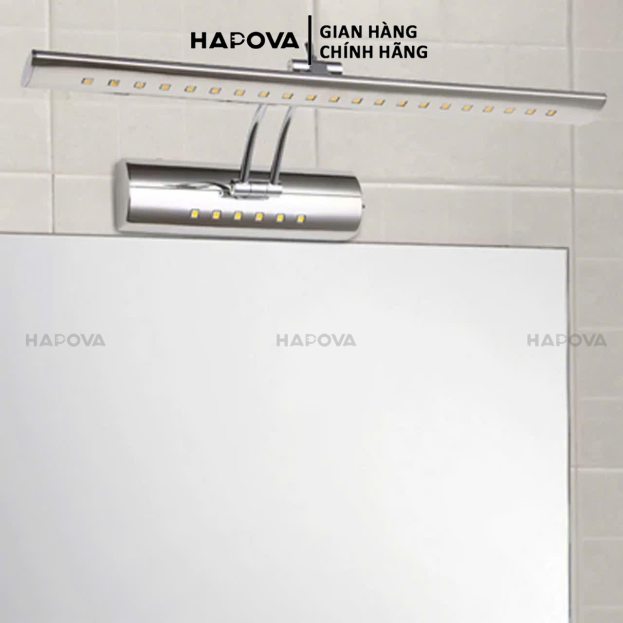Đèn soi tranh đèn chiếu tranh inox HAPOVA TUVIA 7048