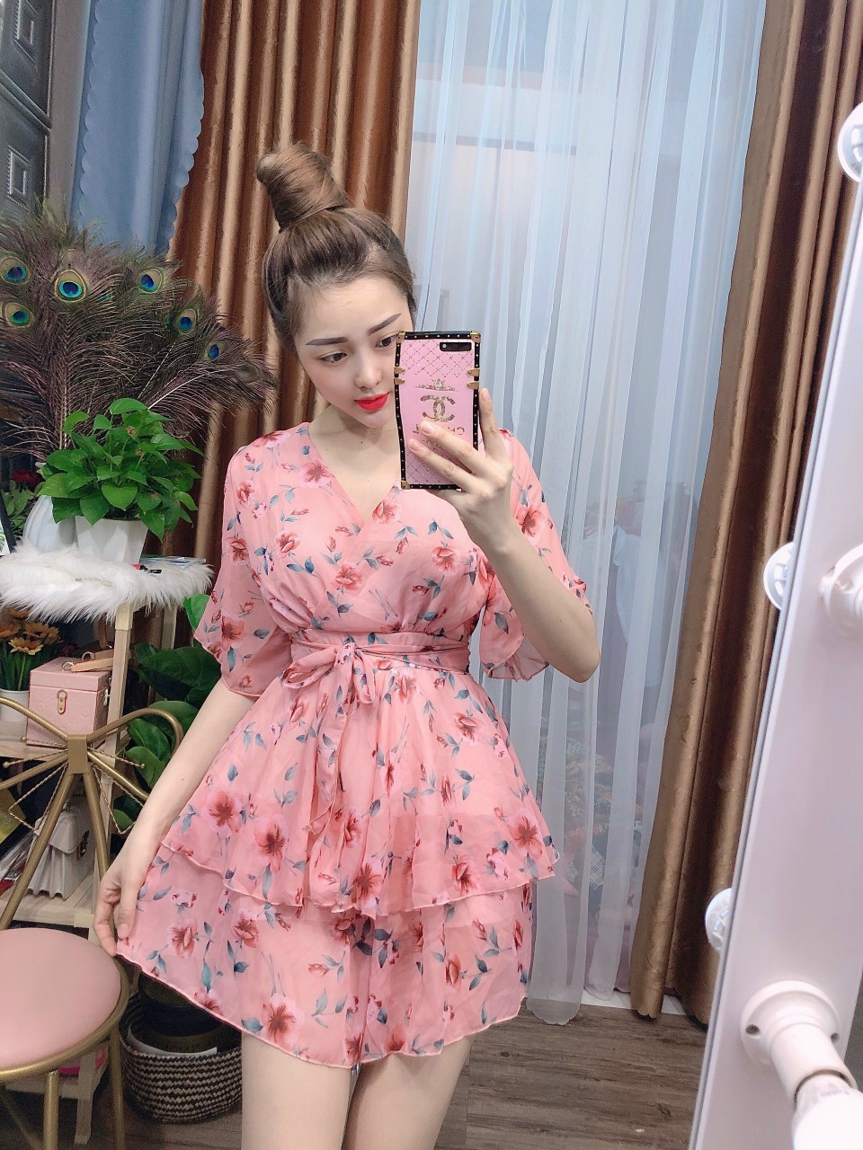 [HCM]Set Jump hoa đùi cột nơ - HM