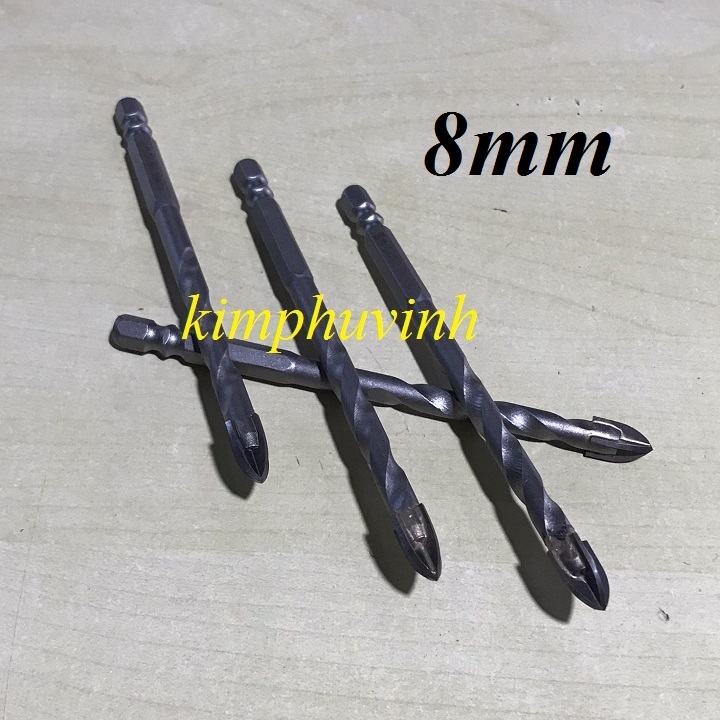 01 mũi khoan đa năng 8ly - mũi khoan gạch đá kính 8mm