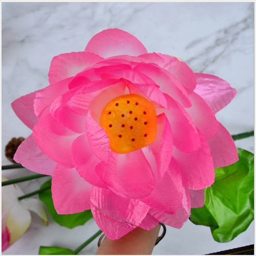 HOA SEN VIỆT CÂY GIẢ HOA LỤA CAO CẤP LIZ64