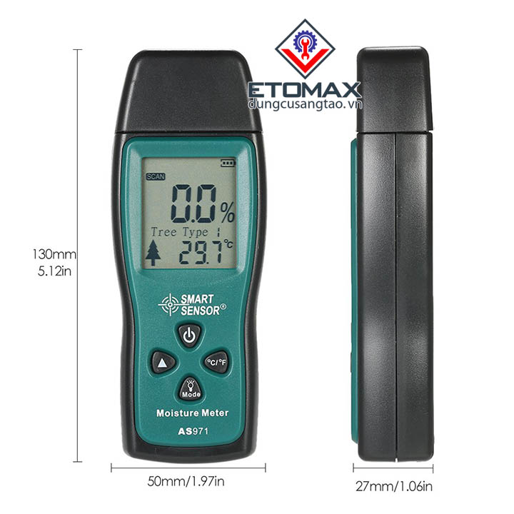 Máy đo độ ẩm gỗ Smartsensor AS971