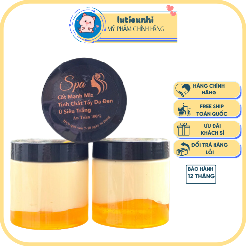 Kem body cốt mix spa 2 tầng siêu trắng