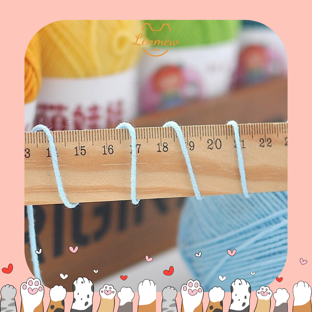 Len Baby Yarn Chính Hãng (Cuộn 40G) (Bảng Màu 51 - 67)