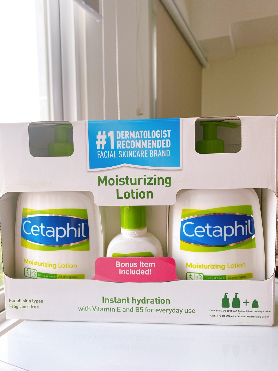 Set 3 Dưỡng Thể Cetaphil Moisturizing Lotion – Mỹ