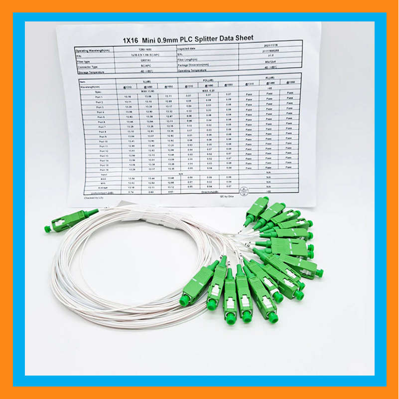 Bộ chia quang Splitter 1x16 (Optical Splitter PLC 1x16)
