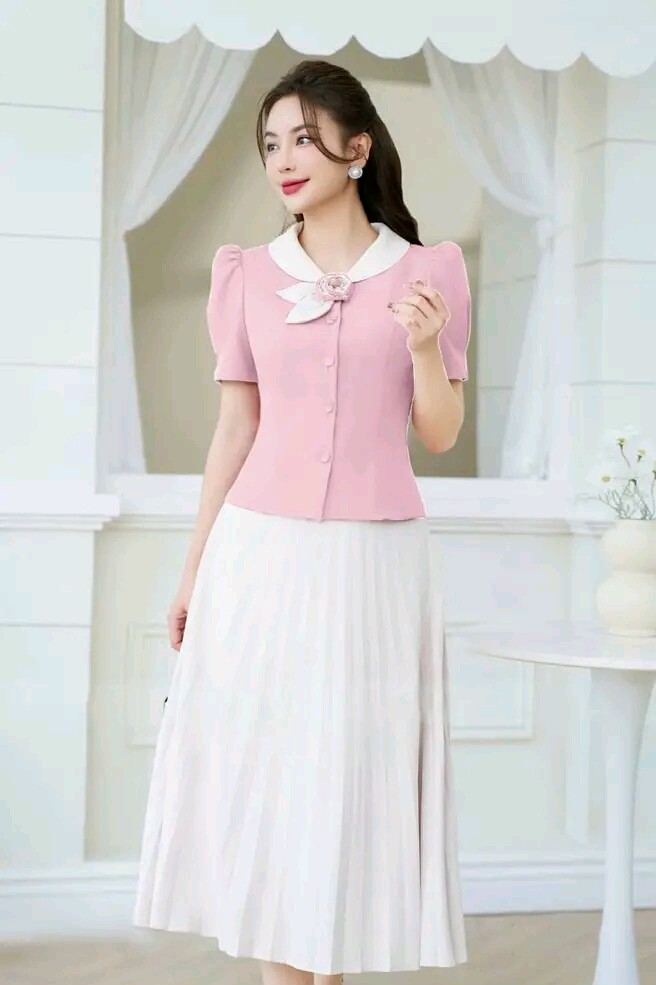 ÁO KIÊU CÔNG SỞ SANG TRỌNG QUÝ PHÁI B0044