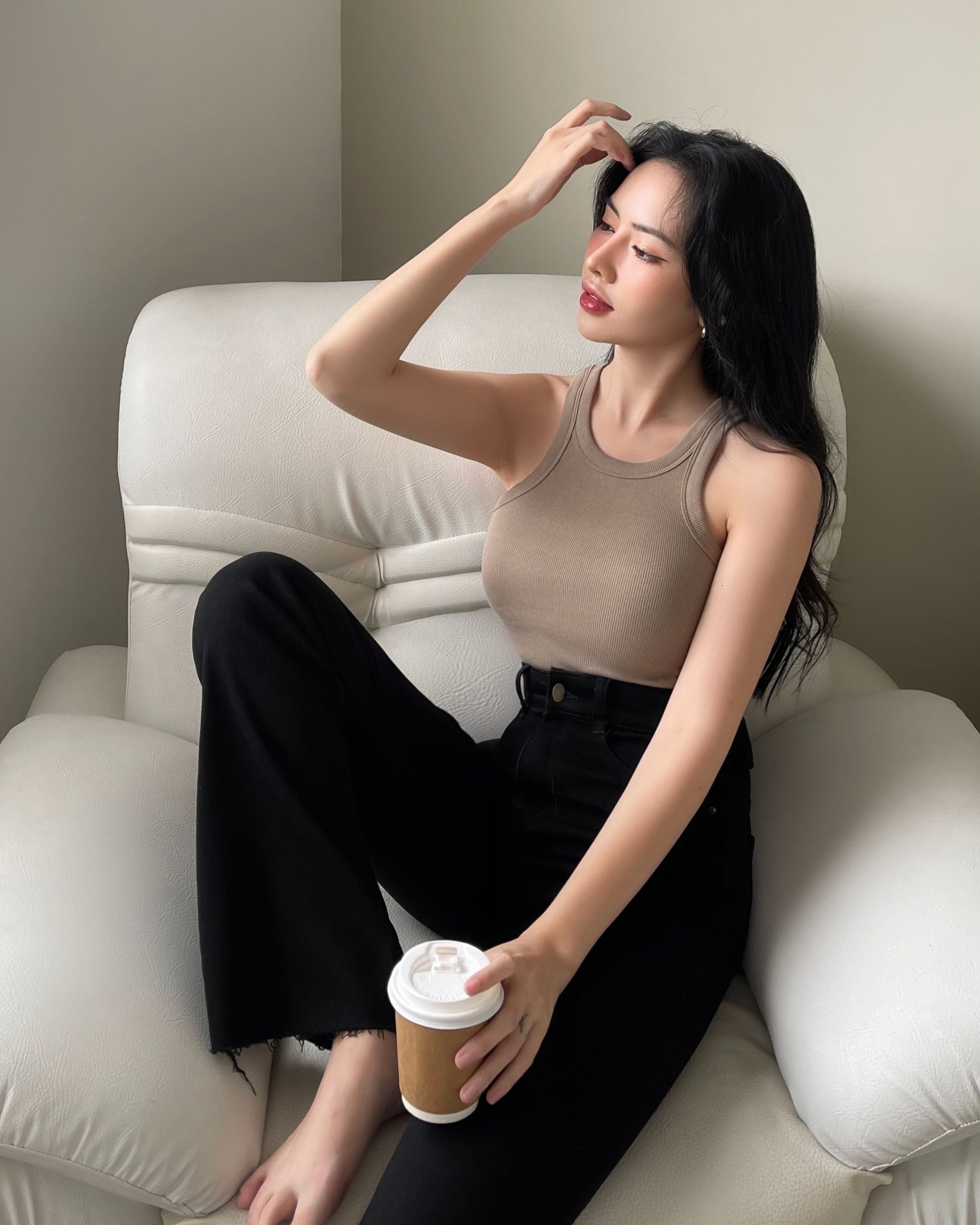 Áo sát nách viền basic , Peace House Clothing