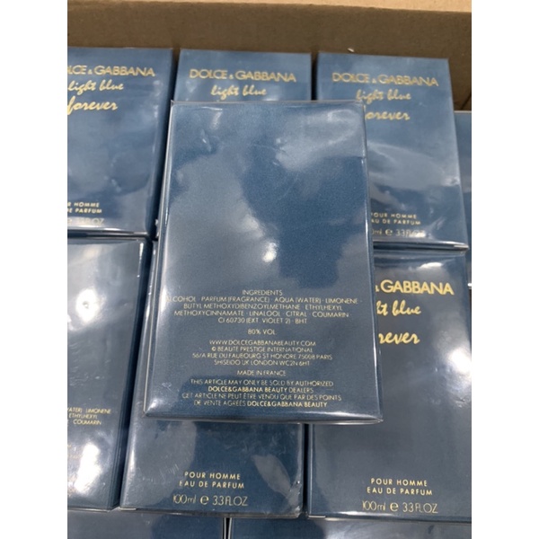 Nước Hoa D&G Light Blue Forever 100ml