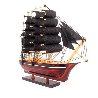 Combo 2 thuyền buồm (Màu đen size 25cm + Màu trắng size 20cm), có video thuyền thật