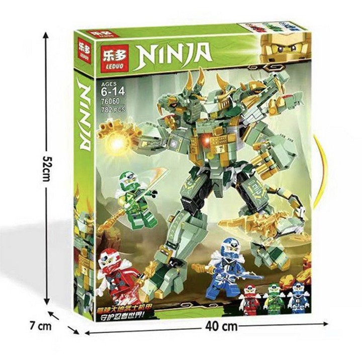 [ HÀNG CÓ SẴN ] Lắp ráp Ninja 76060 (hàng chất lượng)( Xếp Hình Robot Mech Rồng Xanh Moc 782 Mảnh )siêu hot-siêu rẻ