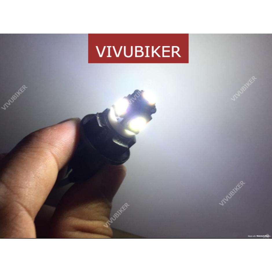 ĐÈN LED XI NHAN, ĐÈN BÁO SỐ, DEMI 5 TIM XE MÁY (Giá 1 cái)
