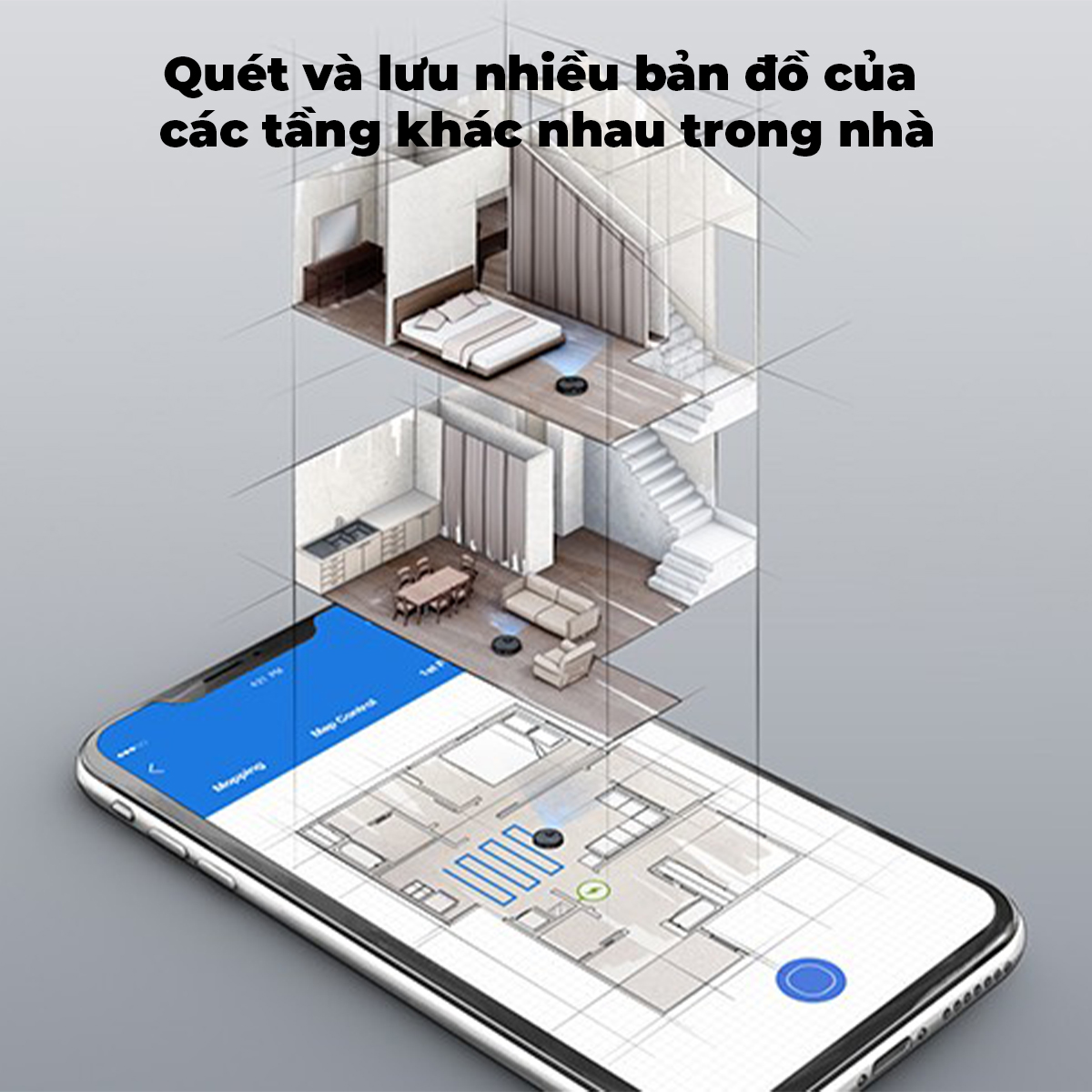 Robot hút bụi lau nhà Ecovacs Deebot OZMO T5 (Deebot OZMO 950) [ BẢO TRÌ 5 NĂM ]