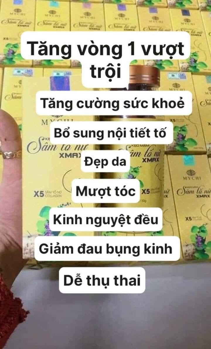 Kẹo mầm lúa mạch SÂM TỐ NỮ XMAX MICHY