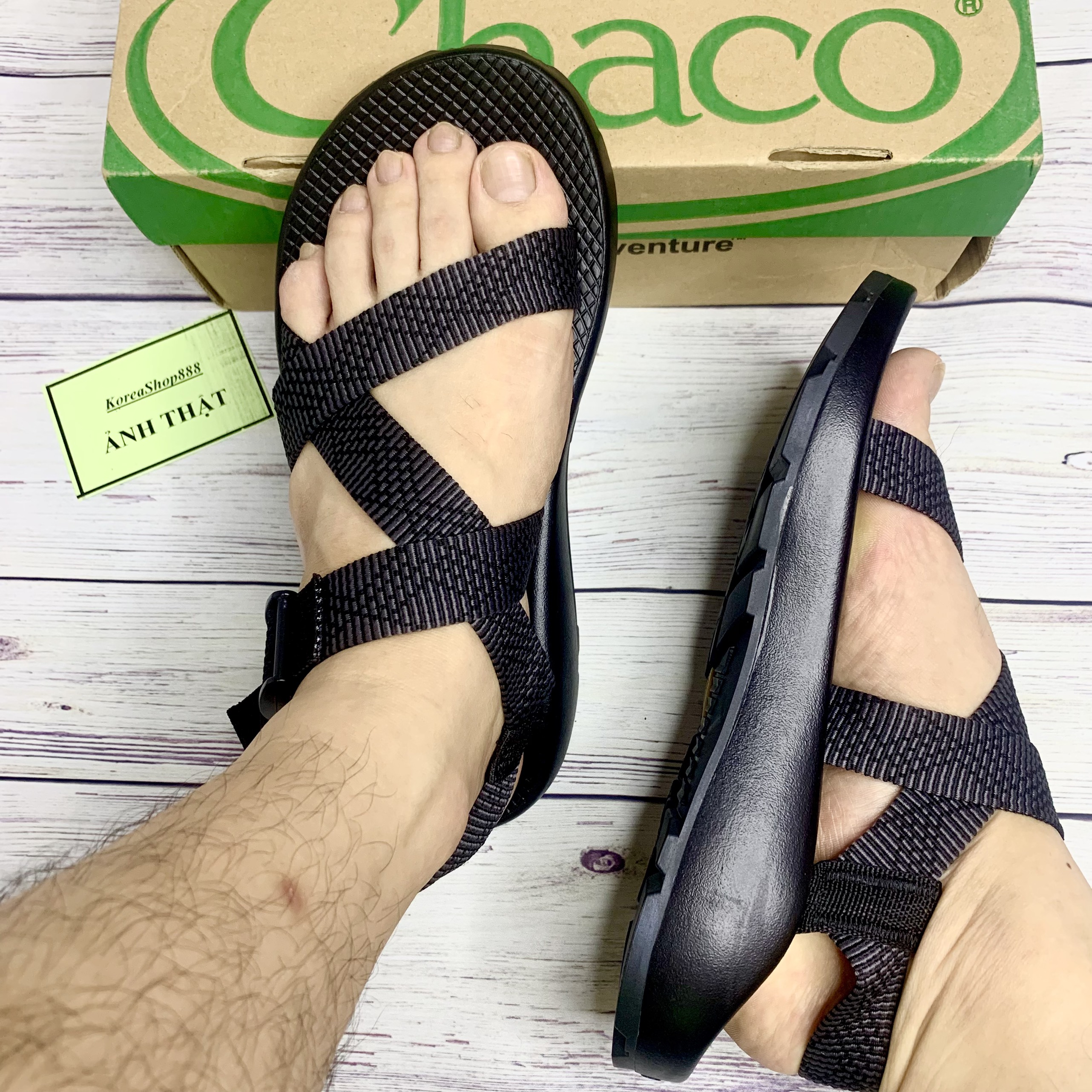 Dép Xăng Đan Nam Chaco Quai Dù D72N