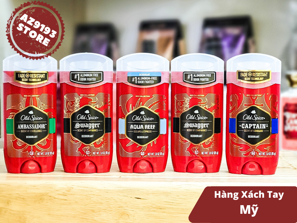 Lăn Khử Mùi Old Spice (Sáp Trong) [AZ xách tay]