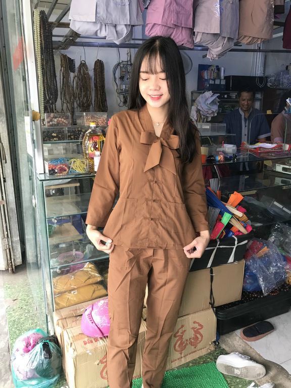 ĐỒ LAM#ÁO TRÀNG PHẬT TỬ-đồ thời trang mới đồ nữ#la hán