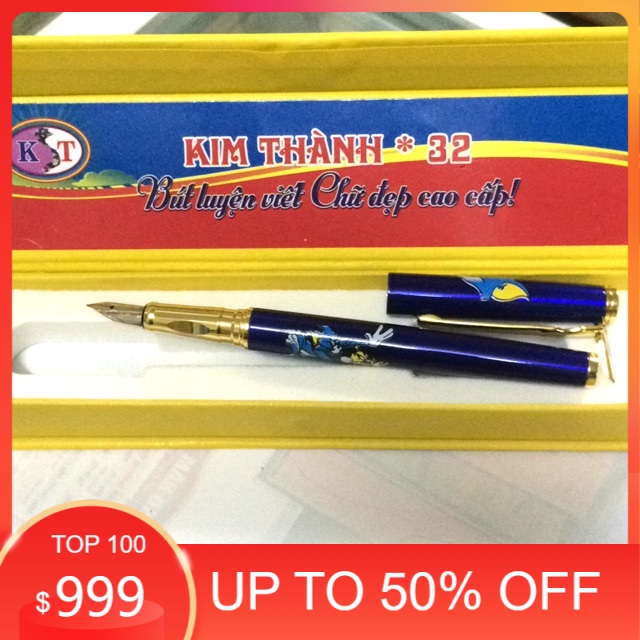 Bút mực kim thành 32 luyện chữ