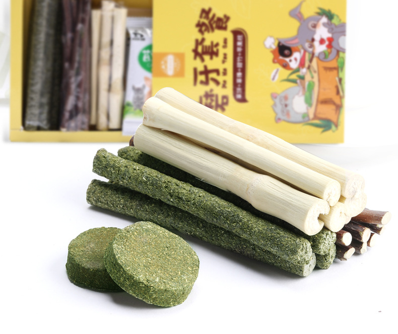 cành táo , mía, que cỏ khô Jessie mài răng dành cho hamster, thỏ, bọ ,nhím, sóc