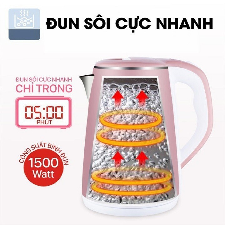 Ấm Siêu Tốc Thái Lan 2.5L